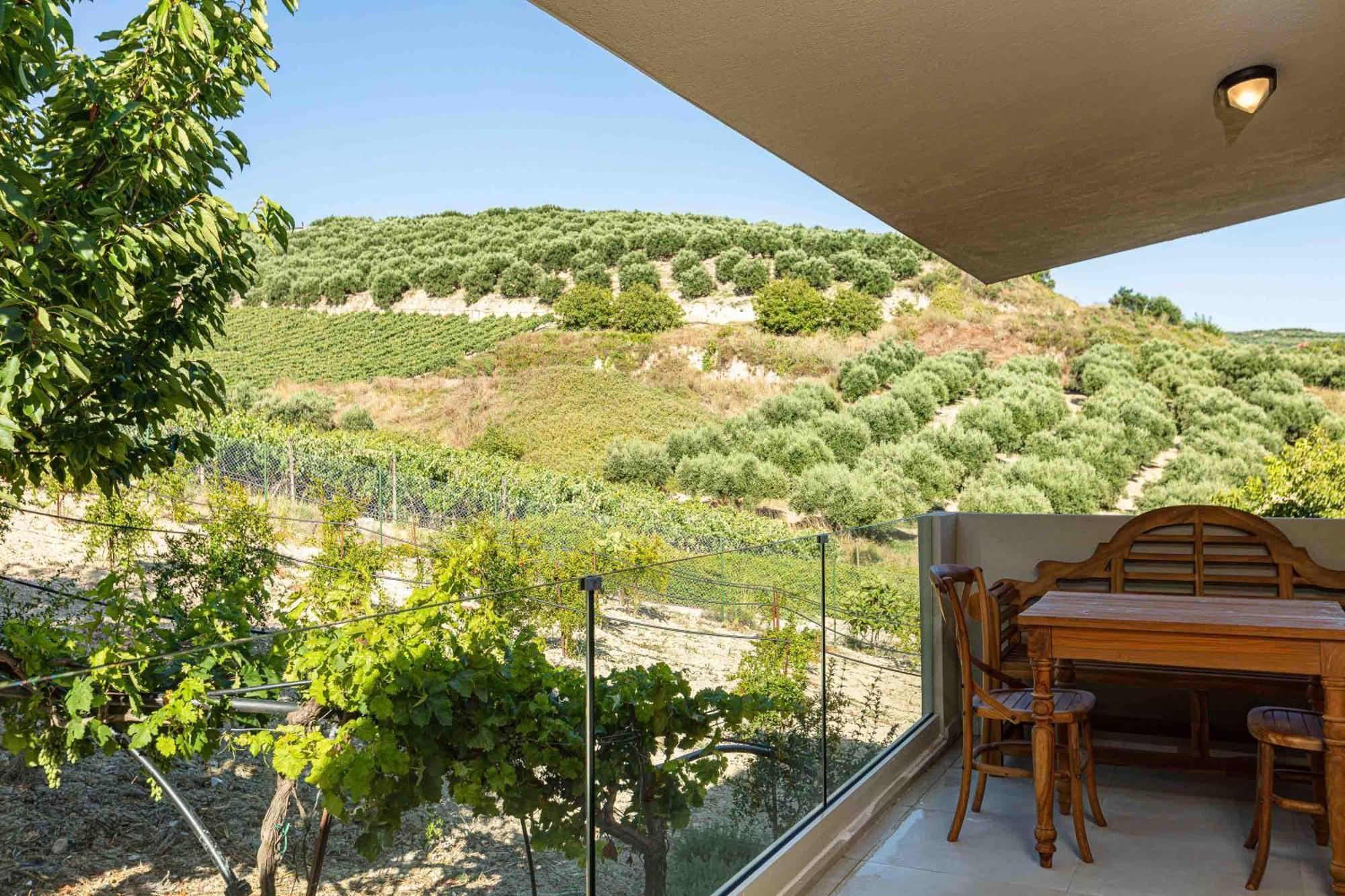 Villa Mantilari Wine Estate 7 Apartments 2 Private Pools 1 Heated Tennis Court Fitness Center Archanes Zimmer foto